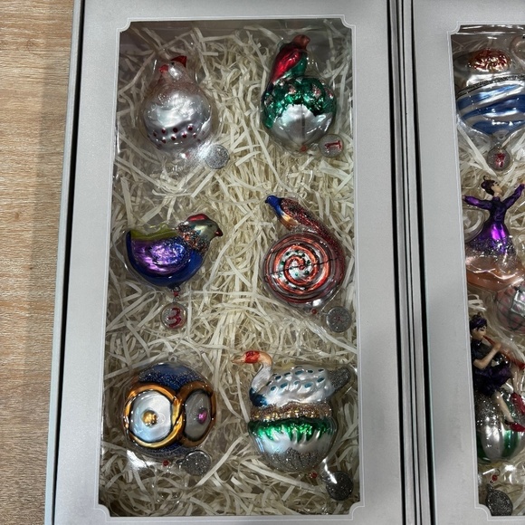 Pottery Barn Twelve Days of Christmas Ornaments, NIB, Collectible Rare - Picture 4 of 11